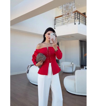 RED BLOUSE - 251359