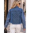 SAFFRON COAT-OVERCOAT DENIM - 251419
