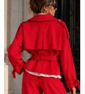 RED COAT-OVERCOAT DENIM - 251539