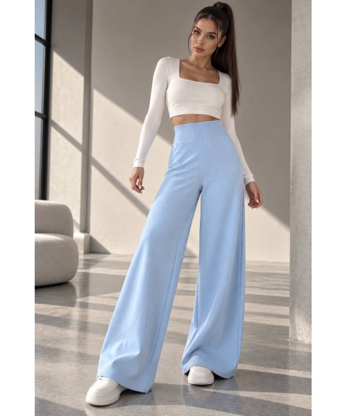 BLUE TROUSERS KNITWEAR - 251594
