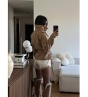 STONE COAT-OVERCOAT FAUX LEATHER - 251668