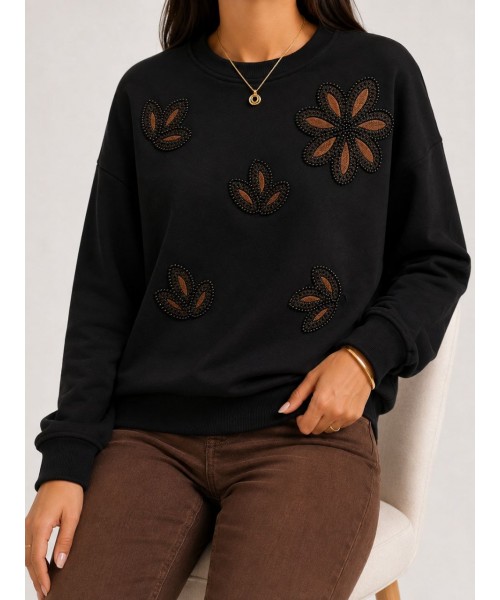 BLACK SWEAT COTTON - 251674