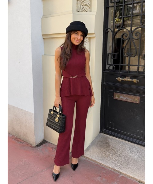 Burgundy SET KNITWEAR - 251718