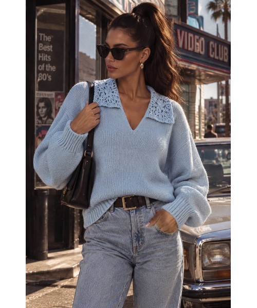 BLUE JUMPER KNITWEAR - 251796