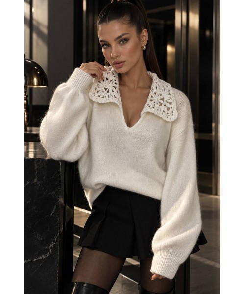 WHITE JUMPER KNITWEAR - 251797