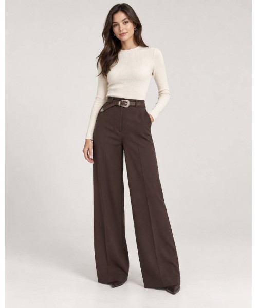 COFFEE TROUSERS - 251806