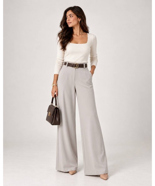 GRAY TROUSERS - 251816