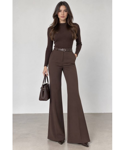 COFFEE TROUSERS - 251819