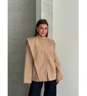 Camel COAT-OVERCOAT LINED TRENCH FABRIC - 251906