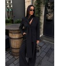 BLACK SET Wool fabric - 251939