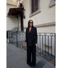 BLACK SET Wool fabric - 251946
