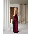 BORDO ABİYE KADİFE KUMAŞ - 252108
