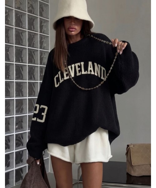 BLACK JUMPER KNITWEAR - 252160