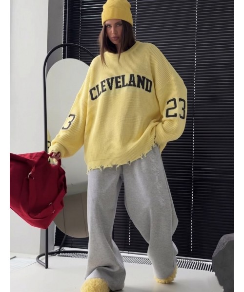 YELLOW JUMPER KNITWEAR - 252161