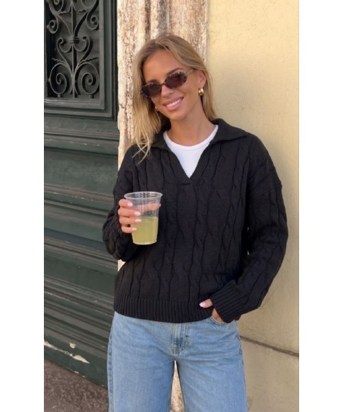 ANTHRACITE JUMPER KNITWEAR - 252174