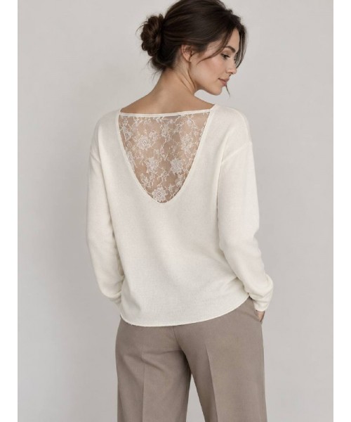 WHITE JUMPER KNITWEAR - 253328