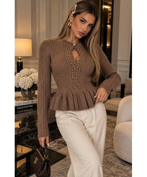 COFFEE JUMPER KNITWEAR - 253363