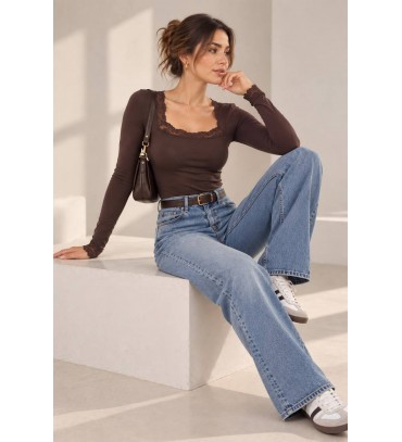 COFFEE BLOUSE 