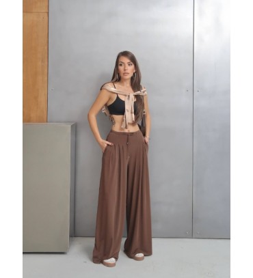  KAHVE PANTOLON BELİZE KUMAŞ - 253680