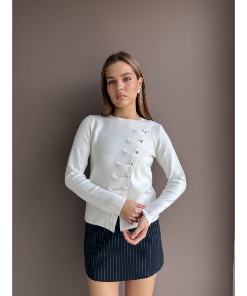  BEYAZ KAZAK TRİKO - 253784