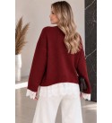 Burgundy JUMPER KNITWEAR - 253837