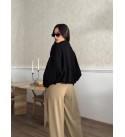 BLACK COAT-OVERCOAT ITHAL NUBUK - 253873