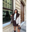 Ecru COAT-OVERCOAT FUR - 253893