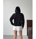 BLACK SWEAT 3-THREAD FABRIC - 253919