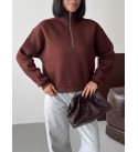 COFFEE SWEAT 3-THREAD FABRIC - 253921