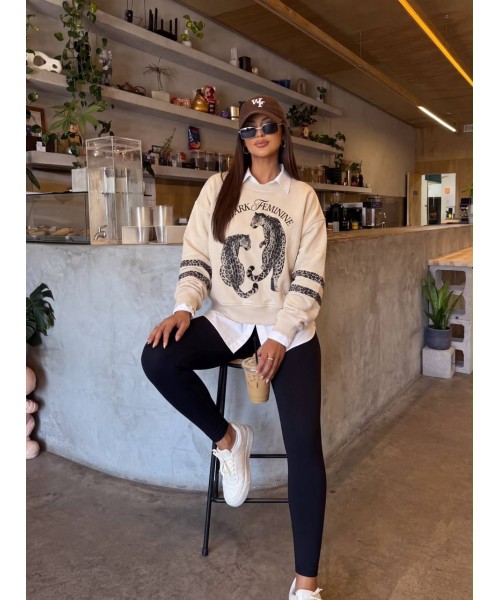 CREAM SWEAT - 254239