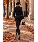 SİYAH TAKIM CHANEL KUMAŞ - 254289