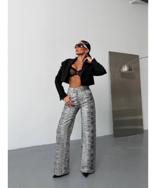 LEOPARD JEANS DENIM - 254380