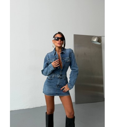 BLUE DRESS DENIM - 254384