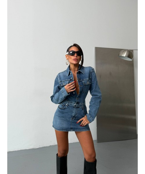 BLUE DRESS DENIM - 254384