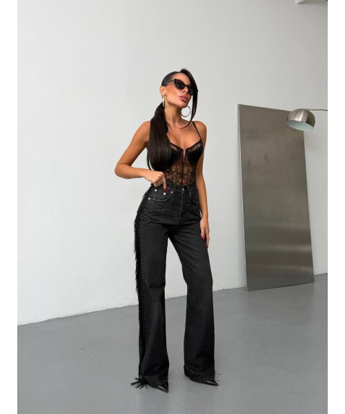 BLACK JEANS DENIM - 254389