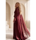 Burgundy EVENING DRESS - 254440