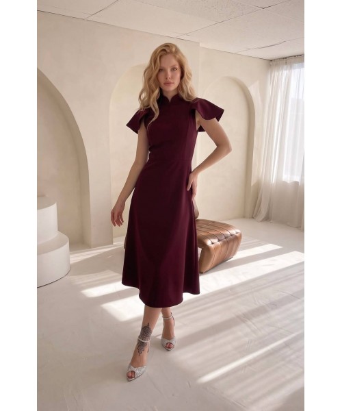 Burgundy DRESS - 254446