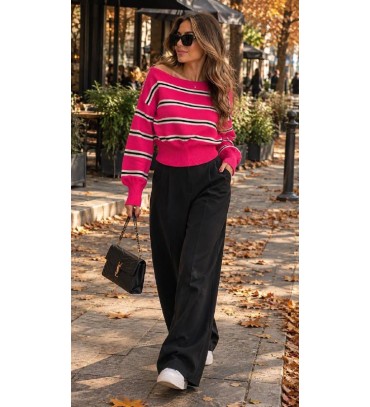  PEMBE KAZAK TRİKO - 254491