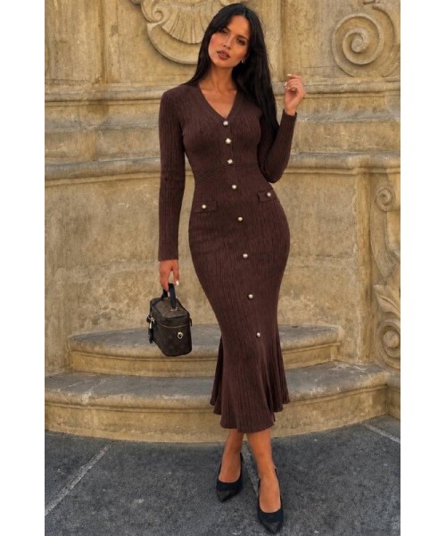 COFFEE DRESS KNITWEAR - 254499