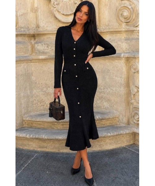 BLACK DRESS KNITWEAR - 254501