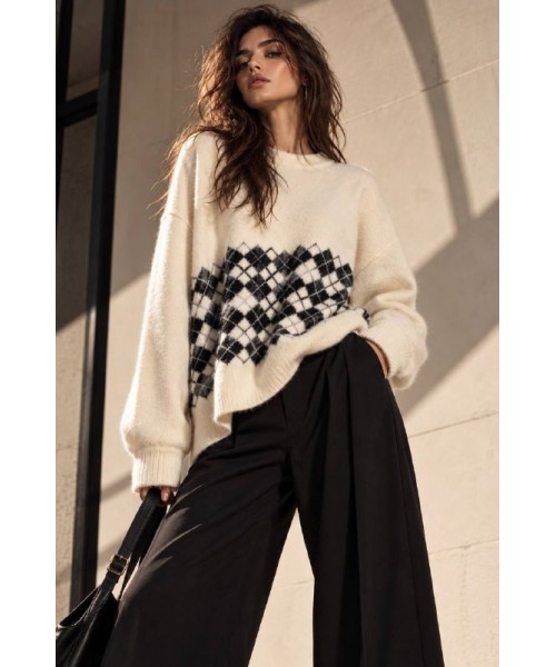 WHITE JUMPER KNITWEAR - 254556
