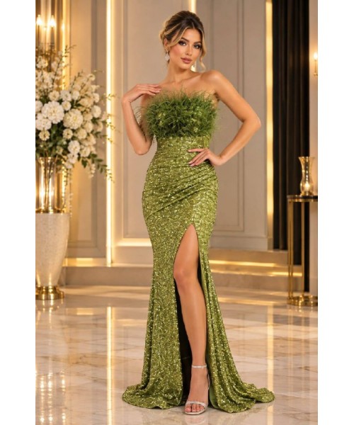  FISTIK YEŞİLİ ABİYE - 254586