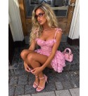 PINK DRESS Guipurized - 254653