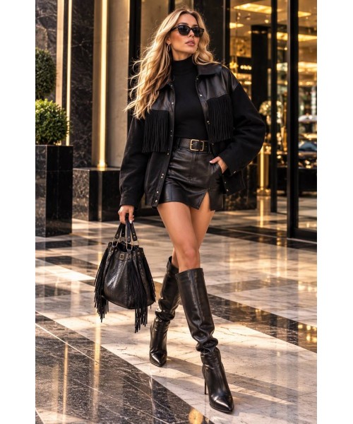BLACK COAT-OVERCOAT 