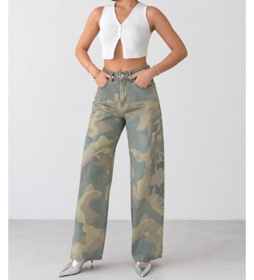 Patterned JEANS DENIM - 254760