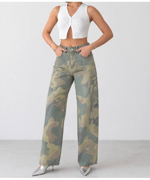 Patterned JEANS DENIM - 254760
