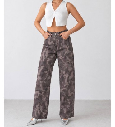 Patterned JEANS DENIM - 254761