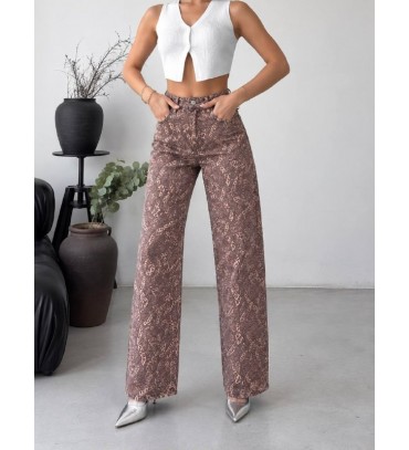 Patterned JEANS DENIM - 254762