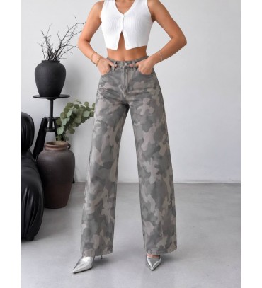 Patterned JEANS DENIM - 254763