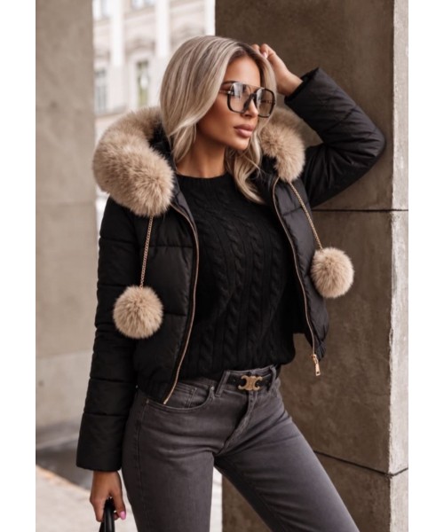 BLACK COAT-OVERCOAT - 254805
